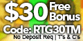 Mobile No deposit bonus codes